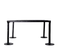  Iron  Square  Planter Stand  It is very light in weight and so it can be moved easily as per your needs Pack of 4 -  Free Size, Black, Iron,  Pack of 4, Square